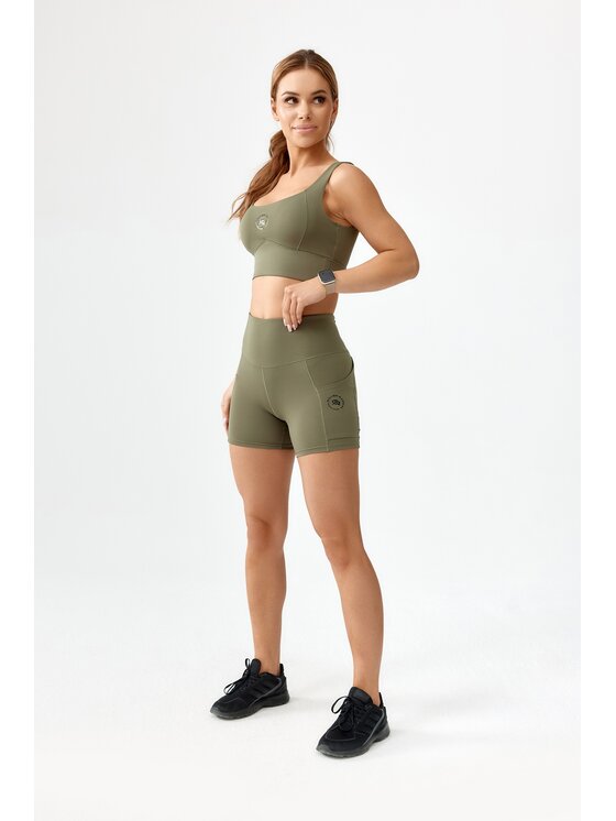 ROUGH RADICAL ROUGH RADICAL Szorty sportowe HAMPTONS SHORTS Khaki Slim Fit