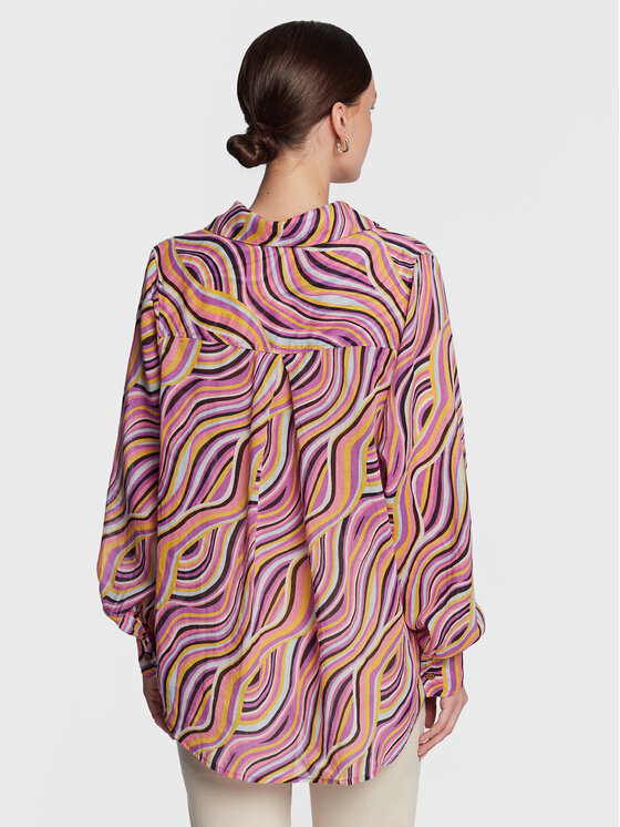 Billabong Billabong Marškiniai Swell EBJWT00102 Violetinė Oversize