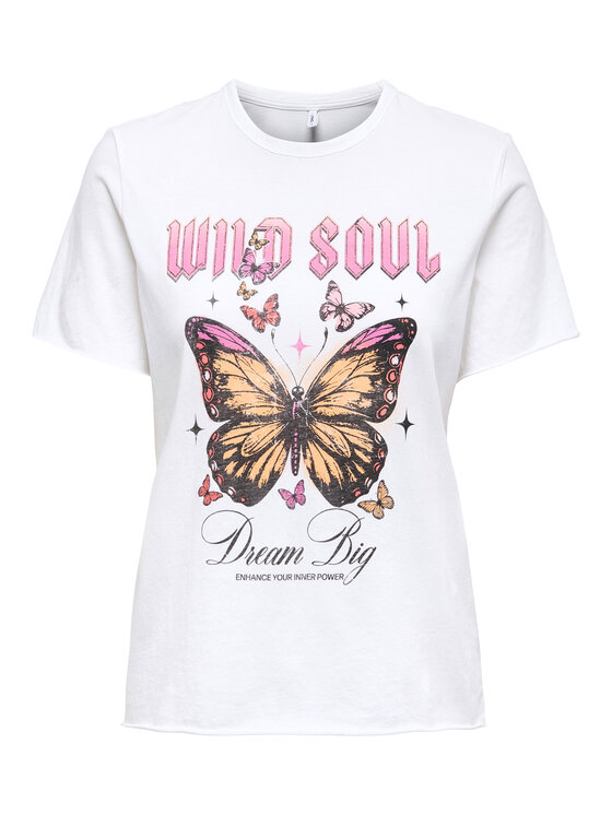 ONLY ONLY T-Shirt Lucy 15366031 Bílá Loose Fit