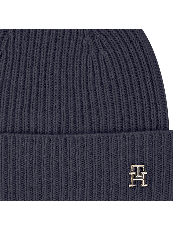 Tommy Hilfiger Tommy Hilfiger Kapa Cashmere Chic Beanie AW0AW15321 Tamnoplava