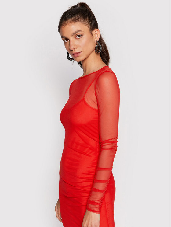 Patrizia pepe vestito rosso top