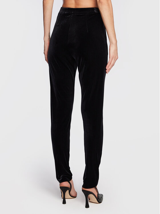 Nissa Nissa Hlače P13495 Crna Slim Fit