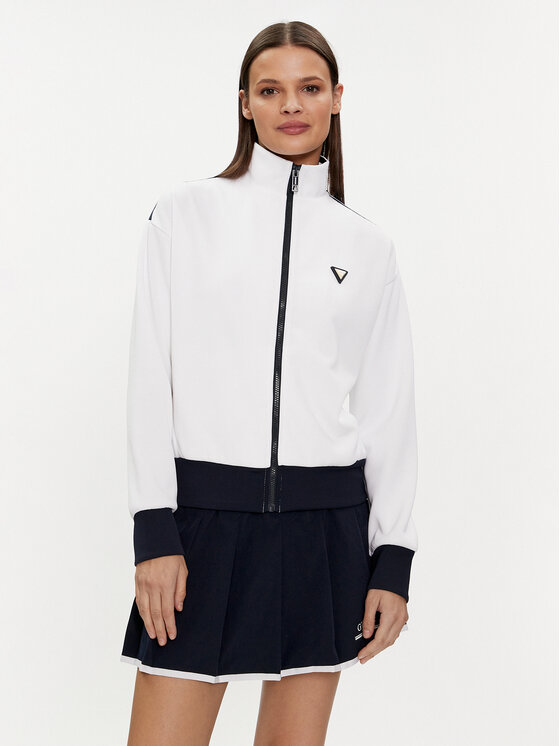 Guess Guess Džemperis Mylah V4GQ02 KBFB2 Balta Regular Fit