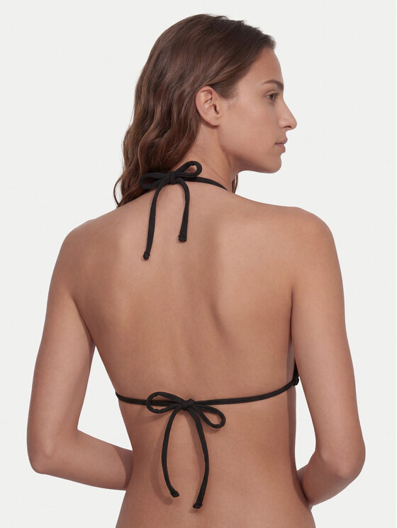 HUGO HUGO Gornji del bikini Tropi Triangle 50561283 Črna