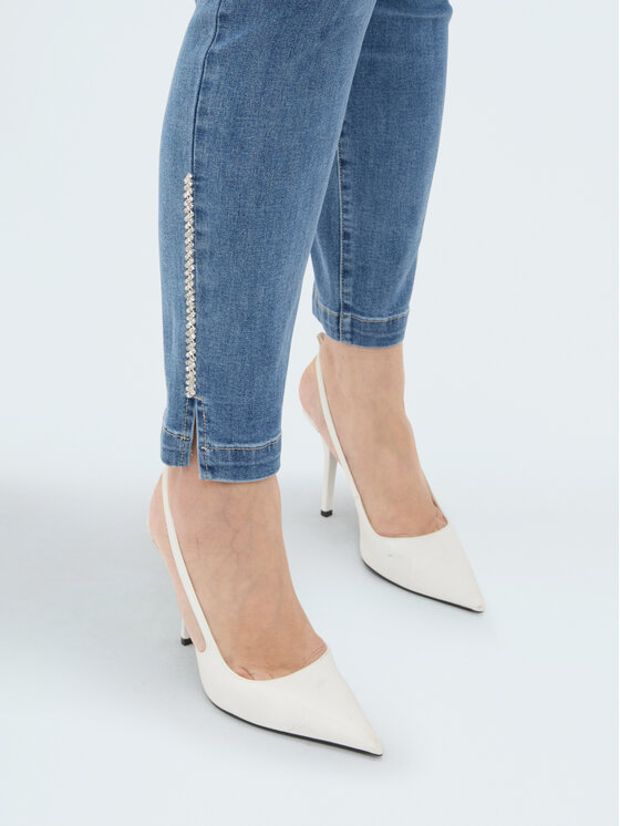 Fiorella Rubino Fiorella Rubino Jeansy P475T005379N024 Niebieski Skin Fit
