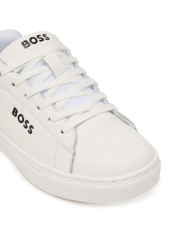 BOSS BOSS Sneakersy J53248 M Biela