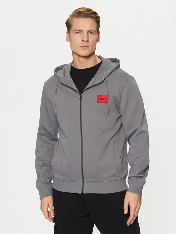 HUGO HUGO Bluza Daple212 50447972 Szary Regular Fit