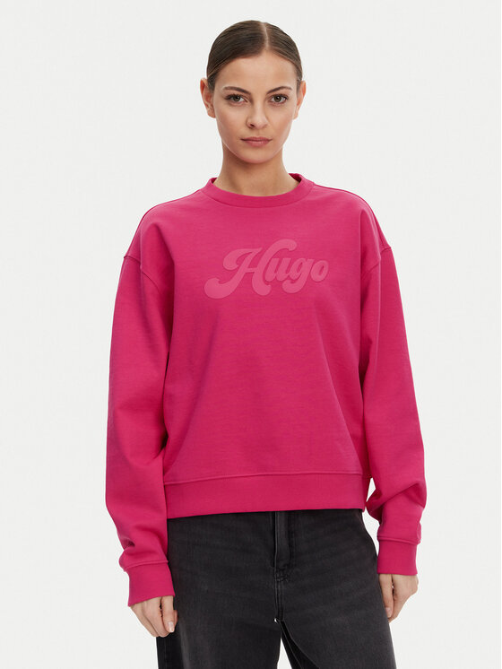 HUGO HUGO Bluză Deroxina 50541169 Roz Relaxed Fit