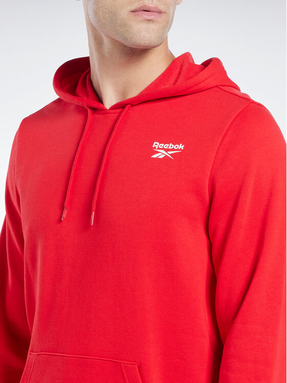Reebok Sweatshirt Identity Logo HA9276 Rouge Regular Fit | Modivo.fr