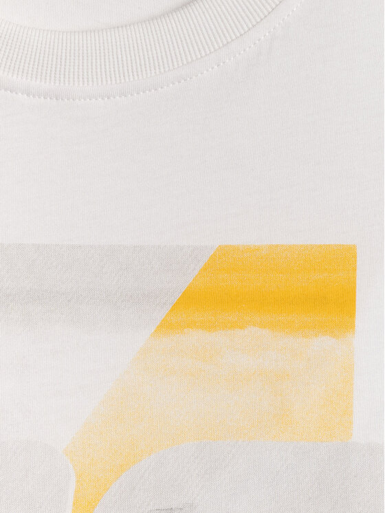 4F 4F T-Shirt CITY Biały Regular Fit
