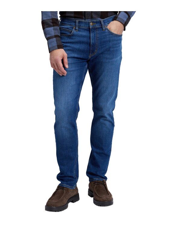 Lee Lee Jeansy 112387470 Niebieski Slim Fit
