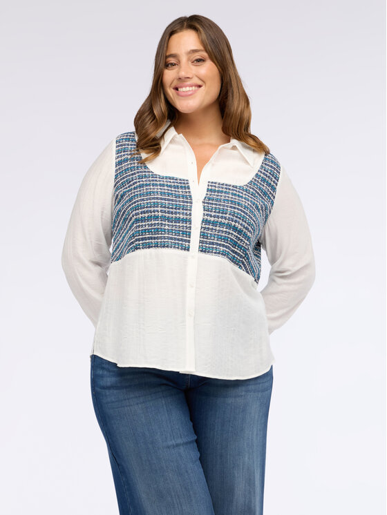 Fiorella Rubino Fiorella Rubino Camicia 5119T001362N0S1 Bianco Regular Fit