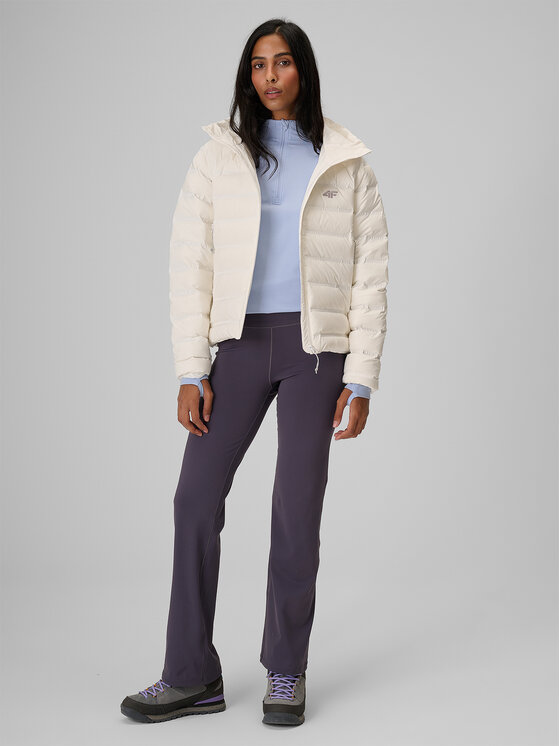 4F 4F Kurtka puchowa CITY JACKETS Biały Regular Fit