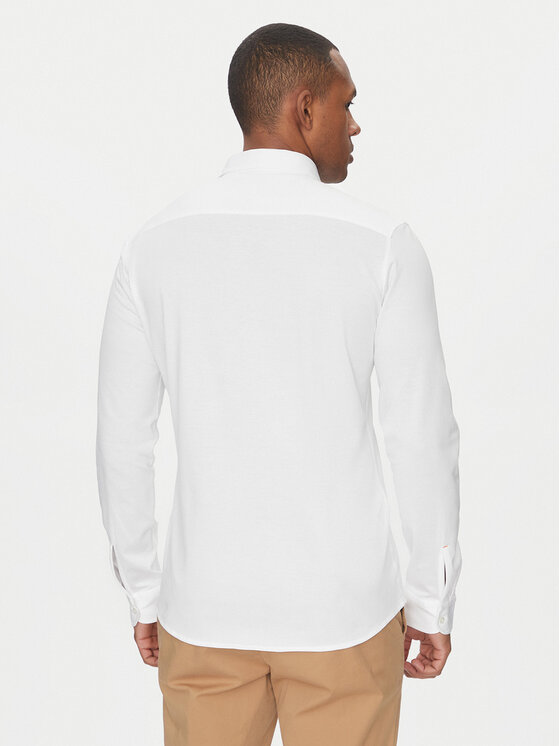 BOSS BOSS Camicia Mysoft 50519748 Bianco Slim Fit