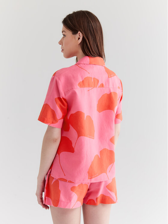 Americanos Americanos Camicia Resort Monterrey Rosa Relaxed Fit