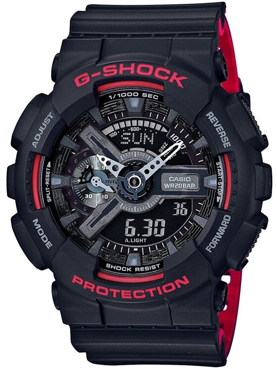 Casio Casio Zegarek GA-110HR-1AER Czarny
