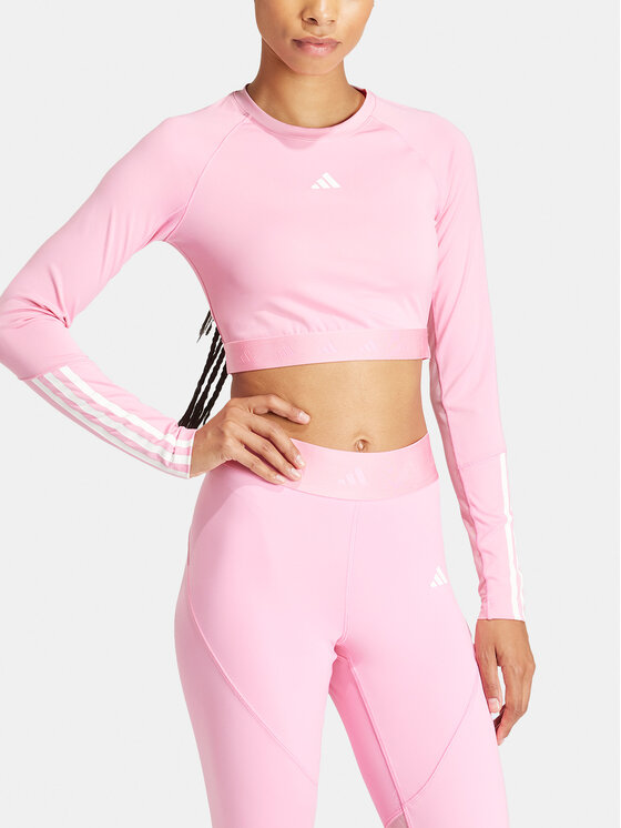 adidas adidas Funkčné tričko Hyperglam Training IN6775 Ružová Slim Fit