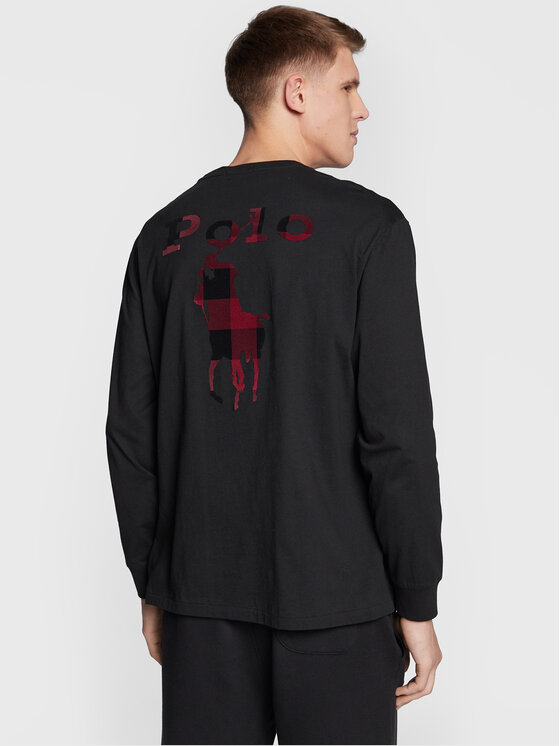 Polo Ralph Lauren Polo Ralph Lauren Longsleeve 710881817001 Czarny Classic Fit