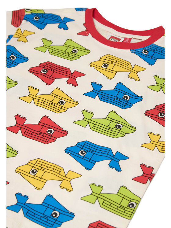 LEGO LEGO T-Shirt 11011350/138 Biały Regular Fit