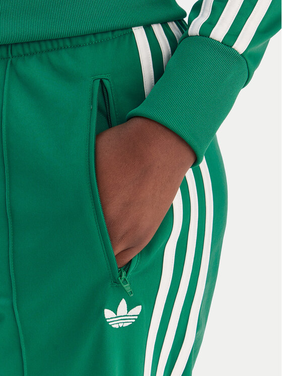 adidas adidas Spodnie dresowe Firebird Classic KD3649 Zielony Regular Fit