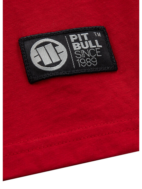PITBULL PITBULL T-Shirt Koszulka Czerwony Regular Fit