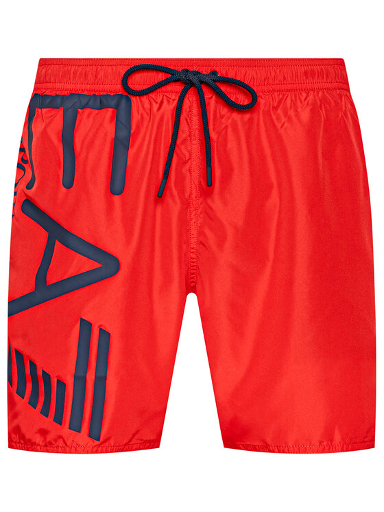 EA7 Emporio Armani EA7 Emporio Armani Badeshorts 902000 1P737 02574 Rot Regular Fit
