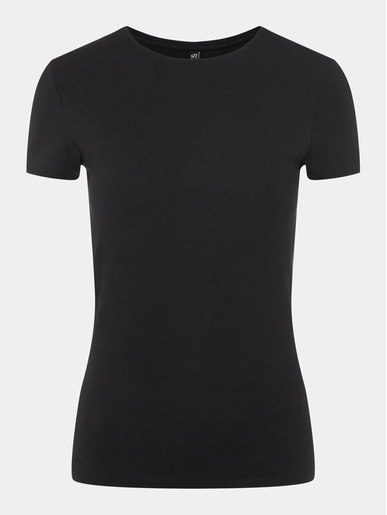 Pieces Pieces T-shirt Irene 17082526 Crna Slim Fit