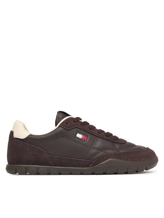 Tommy Jeans Sneakers Tj Low Leather Runner EN0EN03084 Maro