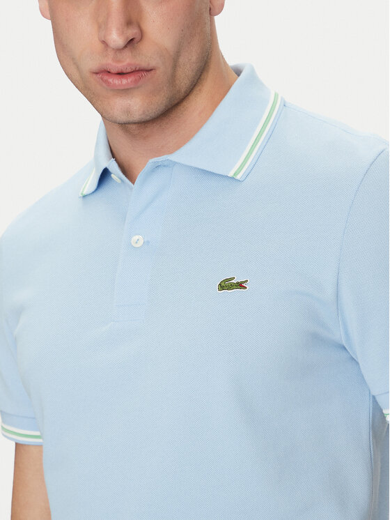Lacoste Lacoste Polo majica PH9875 Svetlo modra Regular Fit