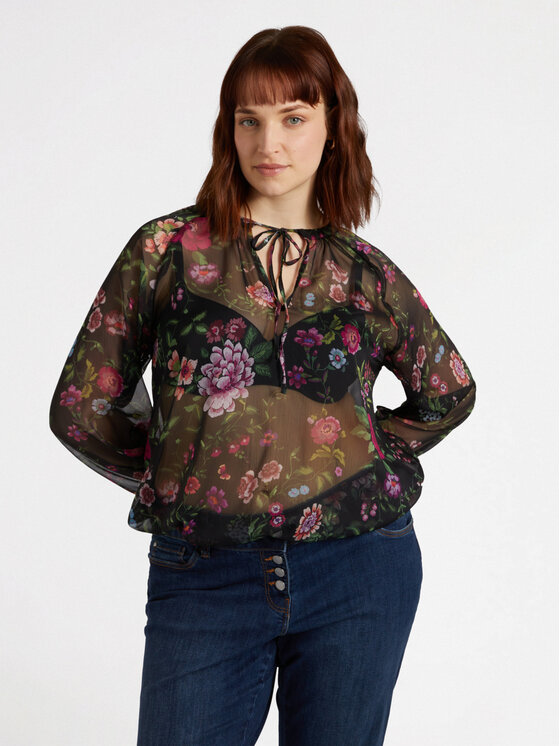 Fiorella Rubino Fiorella Rubino Blusa 2818T002332N0Z3 Nero A-Line Fit