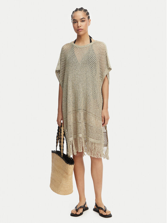 Liu Jo Beachwear Liu Jo Beachwear Rannakleit VA5166 MA70D Kuldne Relaxed Fit