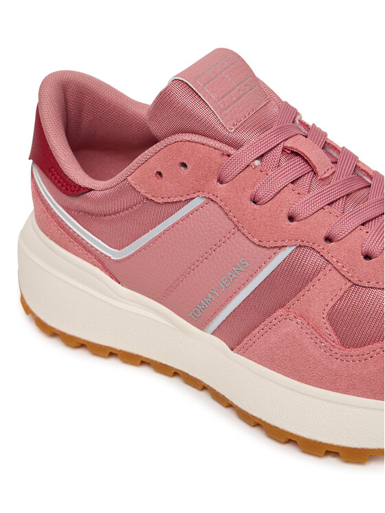 Tommy Jeans Tommy Jeans Снікерcи Tjw Cleated Runner EN0EN02788 Рожевий