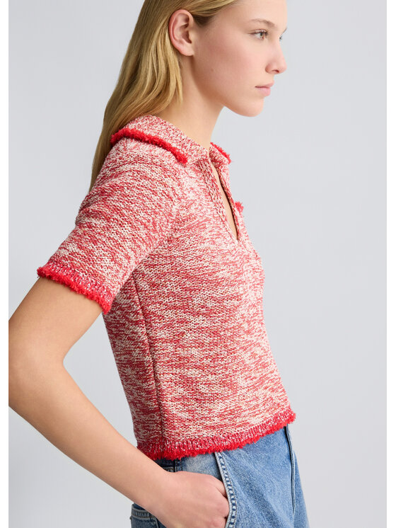 Liu Jo Liu Jo Sweter CA5262MS029M9175 Czerwony Regular Fit