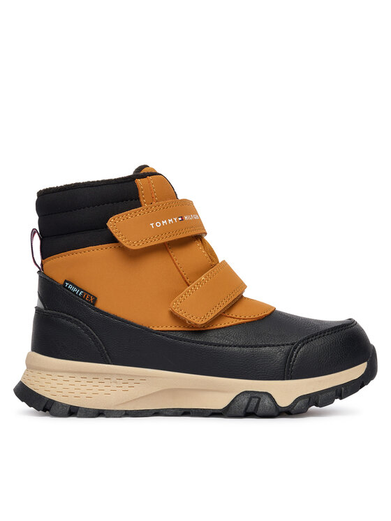 Tommy Hilfiger Tommy Hilfiger Škornji za sneg Velcro Bootie T1X5-34134-1592 D Črna