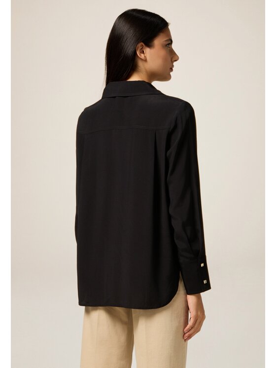 Oltre Oltre Camicia 5112R003017N033 Nero Regular Fit