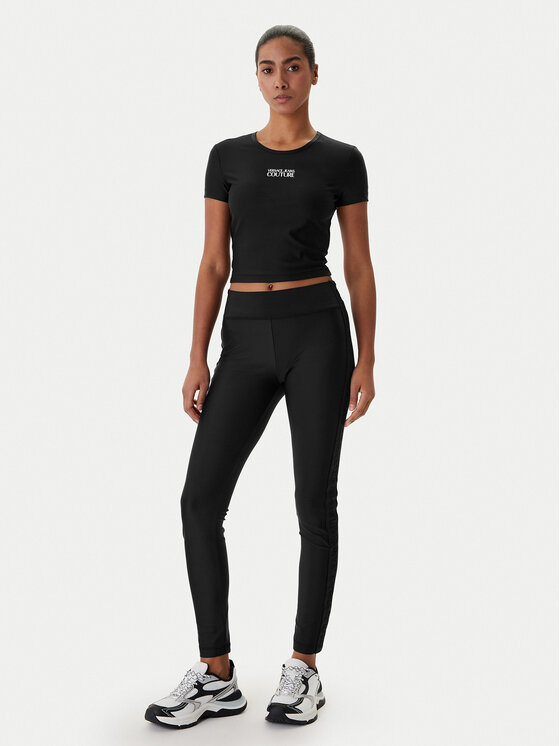 Versace Jeans Couture Versace Jeans Couture Leggings 80HAC114 J0128 Nero Slim Fit