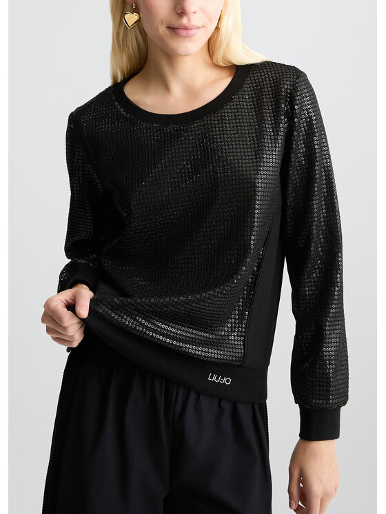 Liu Jo Liu Jo Bluza TA5261J489922222 Czarny Regular Fit