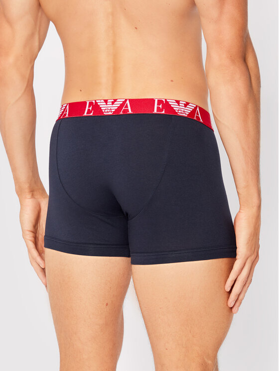 Set di 3 boxer 111473 2F715 70435 Blu scuro