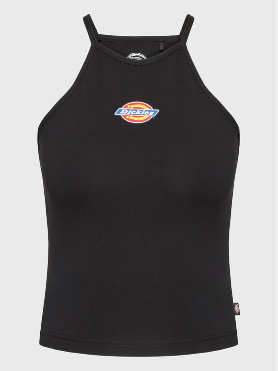 Dickies Top CHAIN Lake DK0A4XNPBLK1 Negru Slim Fit