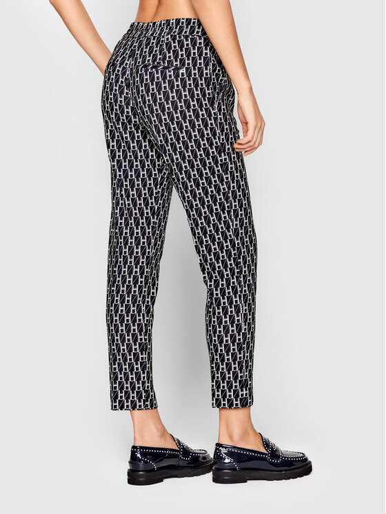HUGO Hugo Riidest püksid Hemias 50468690 Must Regular Fit