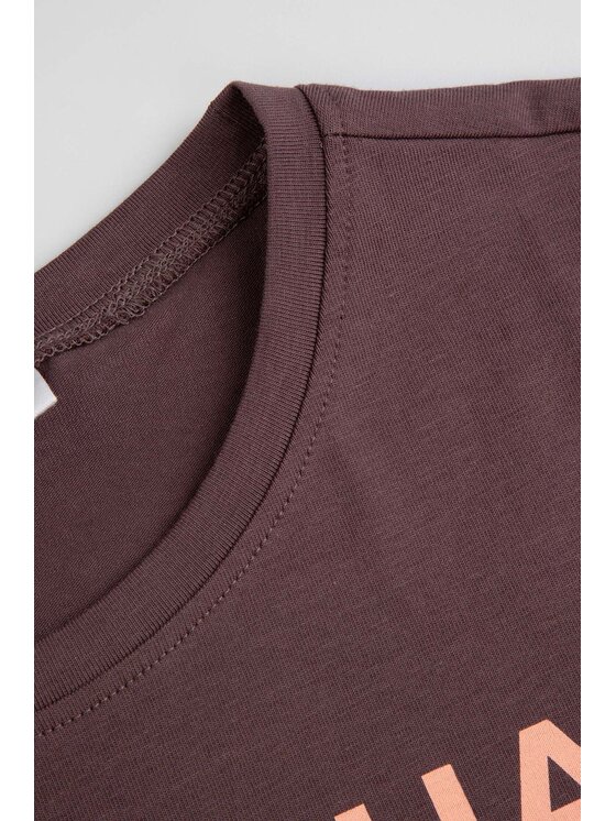 Coccodrillo Coccodrillo T-Shirt ZC6143230VGA-018 Brązowy Regular Fit