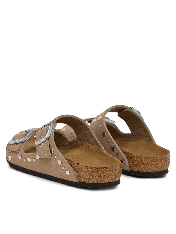Birkenstock Birkenstock Klapki Arizona Rivet 1031708 S Beżowy