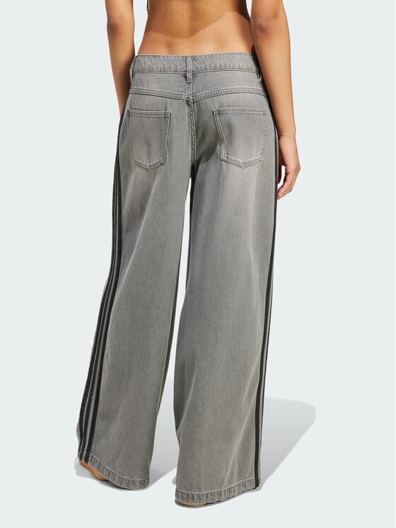 adidas adidas Jeansy 158183 Szary Loose Fit