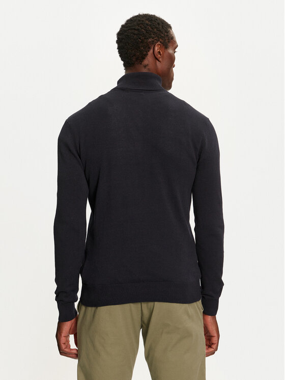 Brave Soul Brave Soul Rollkragenpullover MK-230HUME02 Dunkelblau Regular Fit