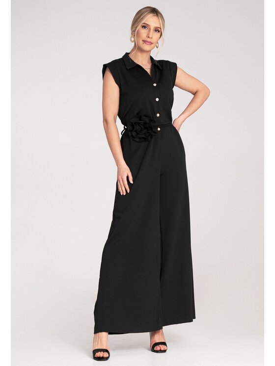 FIGL FIGL Kombinezon M1190 Czarny Regular Fit