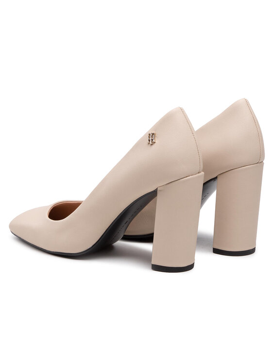 Tommy Hilfiger Chaussures basses Square Toe Pump FW0FW05436 Beige