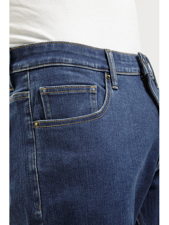 Cross Jeans Cross Jeans Szorty jeansowe A 565-620 Niebieski Regular Fit