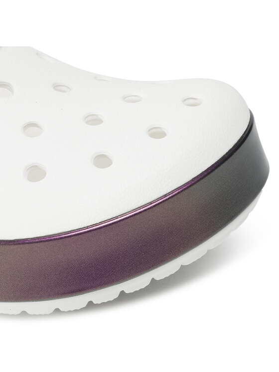 Crocband iridescent band discount clog