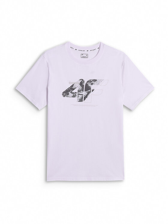 4F 4F T-Shirt BRAND CODE Biały Regular Fit
