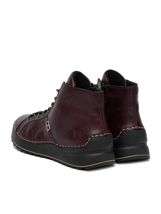 Rieker Rieker Gležnjarji CEO-71510-30 Bordo rdeča